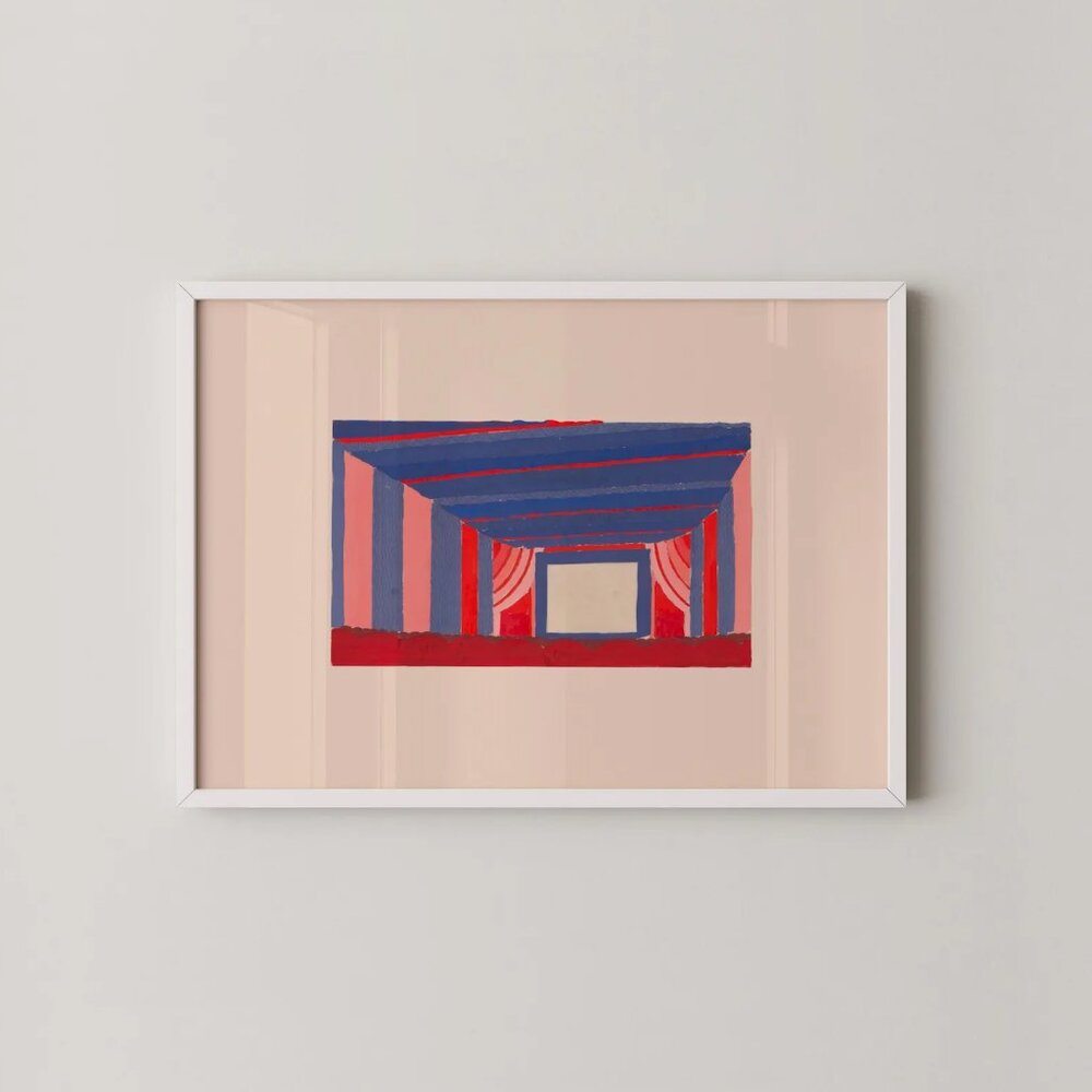 Vintage Theater Print 24 inch x 16 inch - Picture 2 of 3